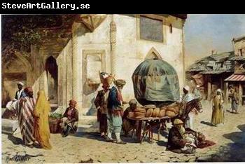 unknow artist Arab or Arabic people and life. Orientalism oil paintings 139